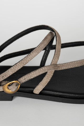 Claudine green sandal