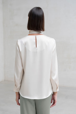 Sessa nude blouse
