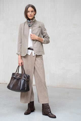 Modica taupe skirt-pants