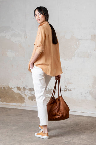 Dominique camel sneaker