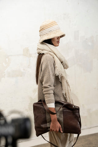 Camel mallow hat