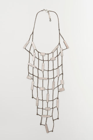 Collar Brandela plateado FL Private Collection