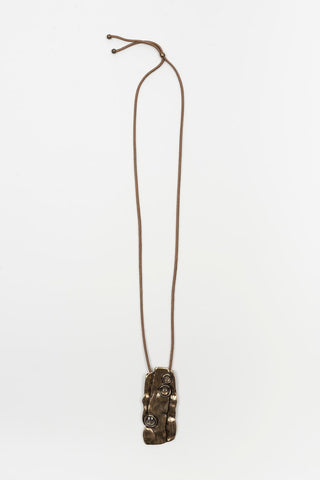 Collar Tavira Latón