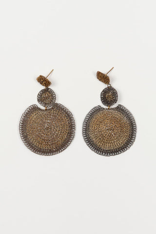 Pendientes malla Dorex bicolor