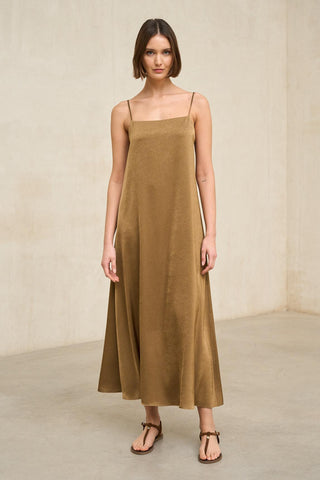 Vestido de camel Odine