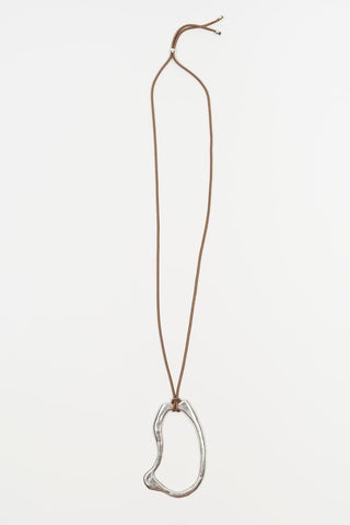 Nerola silver necklace