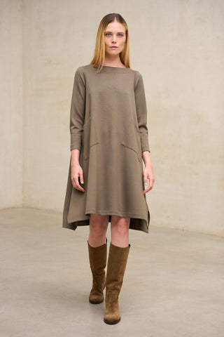 Vestido Ardessa cáqui