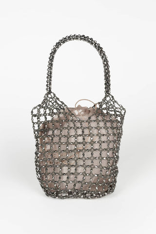 Bolso Lysenne malla metalizada