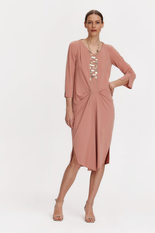 Vestido Huertel Rosa Empolvado