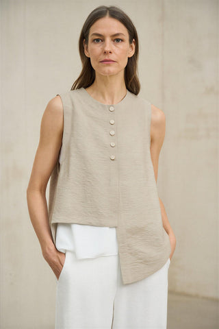Freja stone vest