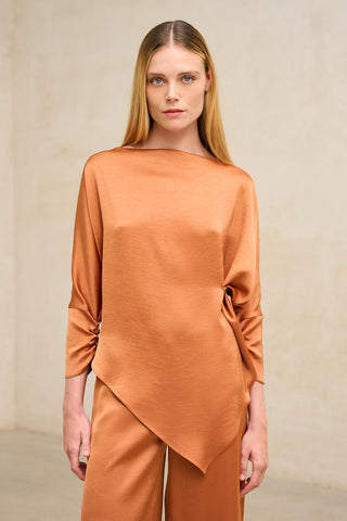 Blusa Leia telha