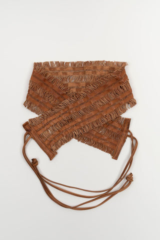 Faixa Talira de pele camel