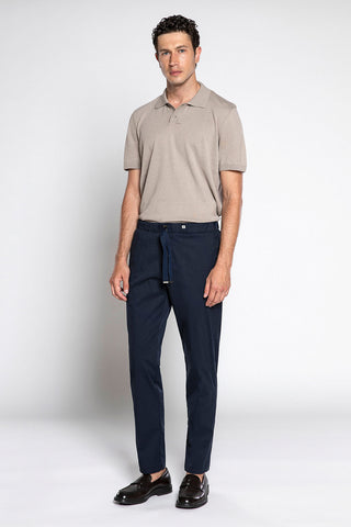 Pantalón Myths azul marino con cordón