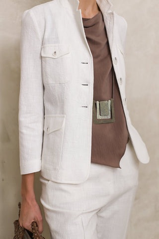 Colar Éclat, prata envelhecida, Florida Private Collection