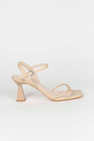 SANDALIA PIEDRA TIRAS NUDO TACON 8CM