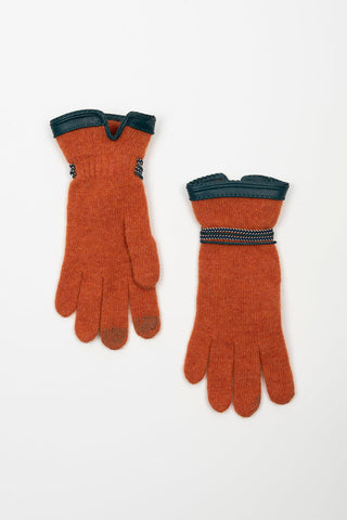 GUANTES LANA Y ANGORA TERRACOTA