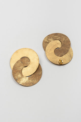 Pendientes Isela dorado FL Private Collection