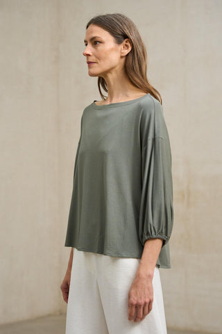 Camiseta Eira verde oscuro