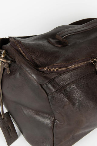 Bolso bandolera Marta Ponti Toll cuero marrón