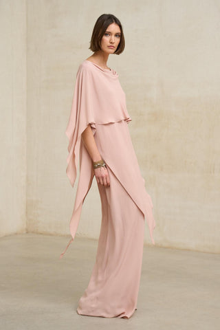 Vestido Kaedryn, rosa antigo