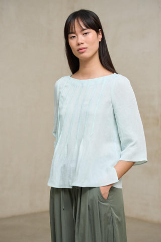 Light blue Évania blouse
