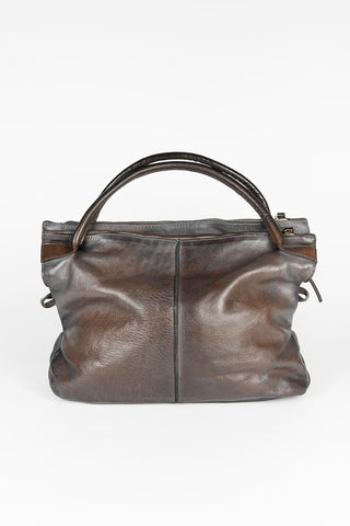 Distressed brown Mesti bag