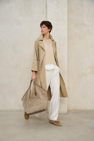 Lierna beige trench coat