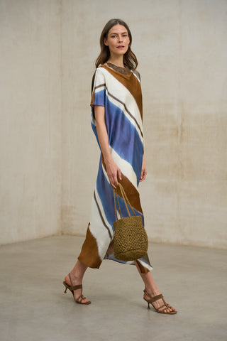 Bolsa Maelis, dourado envelhecido