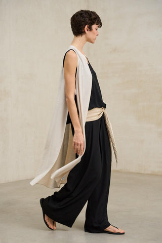 Chaleco Mireth hueso