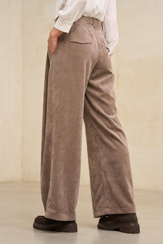 Érval taupe trousers