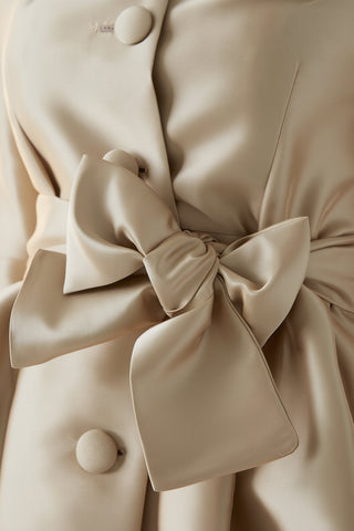 Odelia golden trench dress
