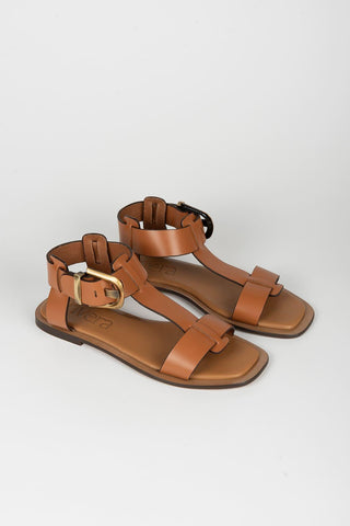 Narevia Leather Sandal