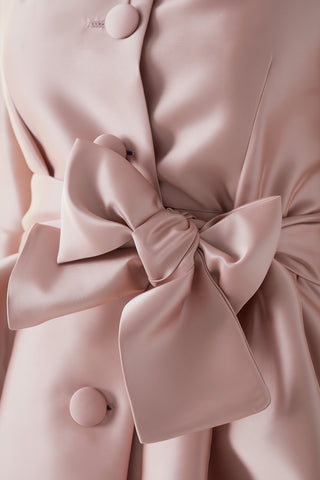 Vestido trench Odelia rosa pálido