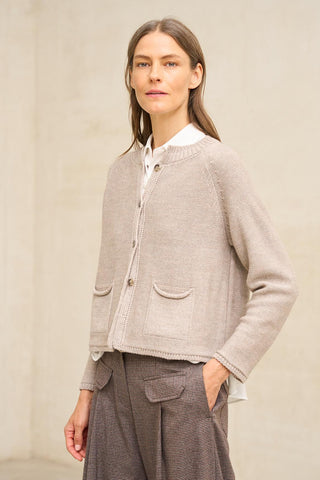 Dune mink cardigan