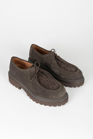 Teo dark brown shoe
