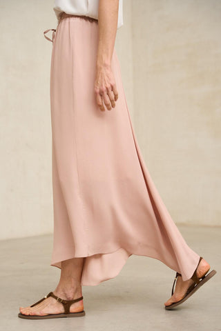 Falda Ailén Rosa Empolvado