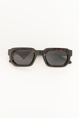 Oriana Rivera dark tortoiseshell sunglasses