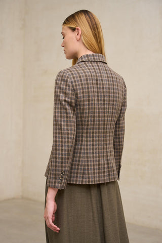 Chaqueta Tazzi cuadros