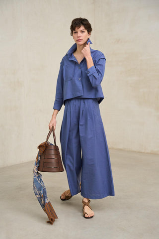 Calças Drift azul-marinho