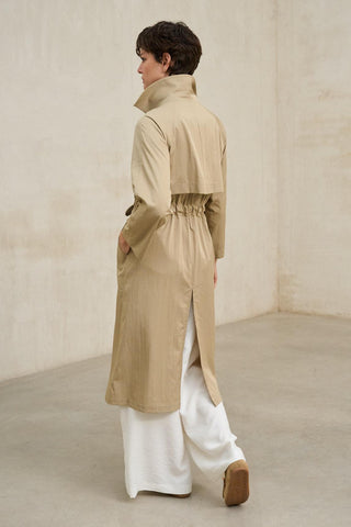 Lierna beige trench coat