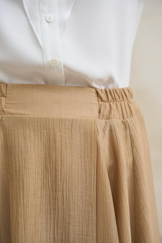 Nadeya Camel Skirt