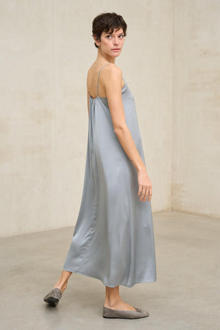 Vestido Soreya, azul-fumado