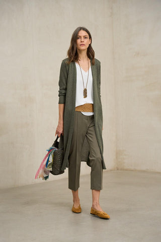 Chaqueta punto Avelin verde oliva