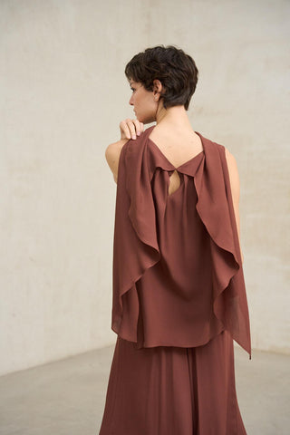 Blusa Támara terracota