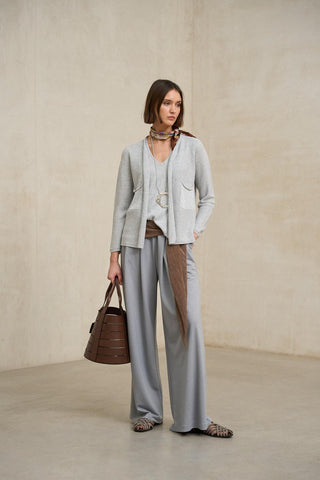 Pantalón Saurel gris claro