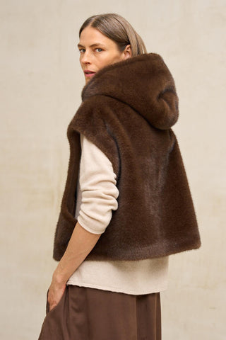 Brown Furbi vest
