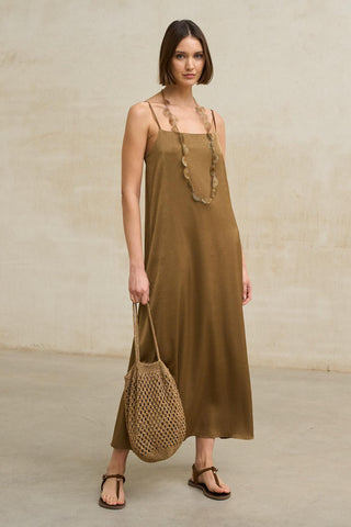Vestido de camelo Odine