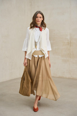 Nadeya Camel Skirt