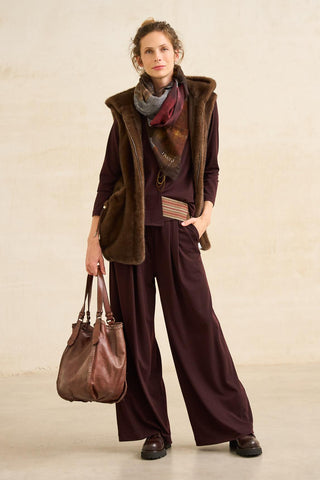 Burgundy Hune trousers