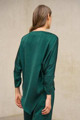 Blusa Leia verde esmeralda